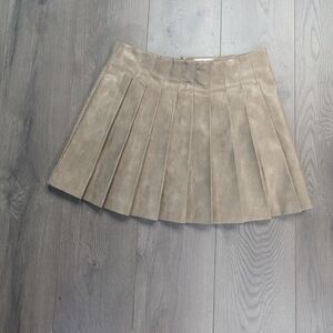 Vestique Tan Mini Skirt